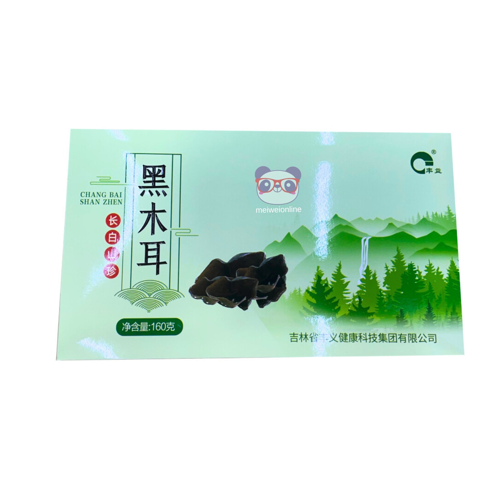 Fungo preto orelha de pau Chang Bai Shan Zhen 160g