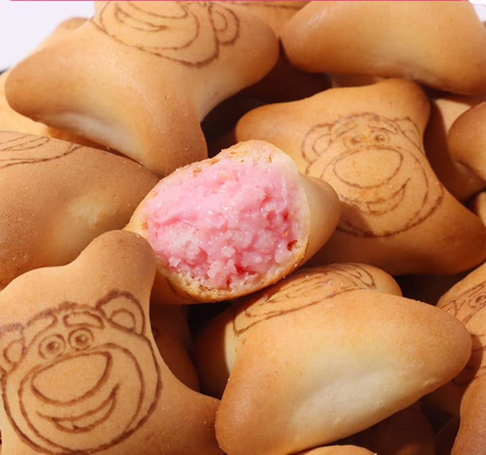 Biscoito recheado sabor morango Lotso - Disney 50g