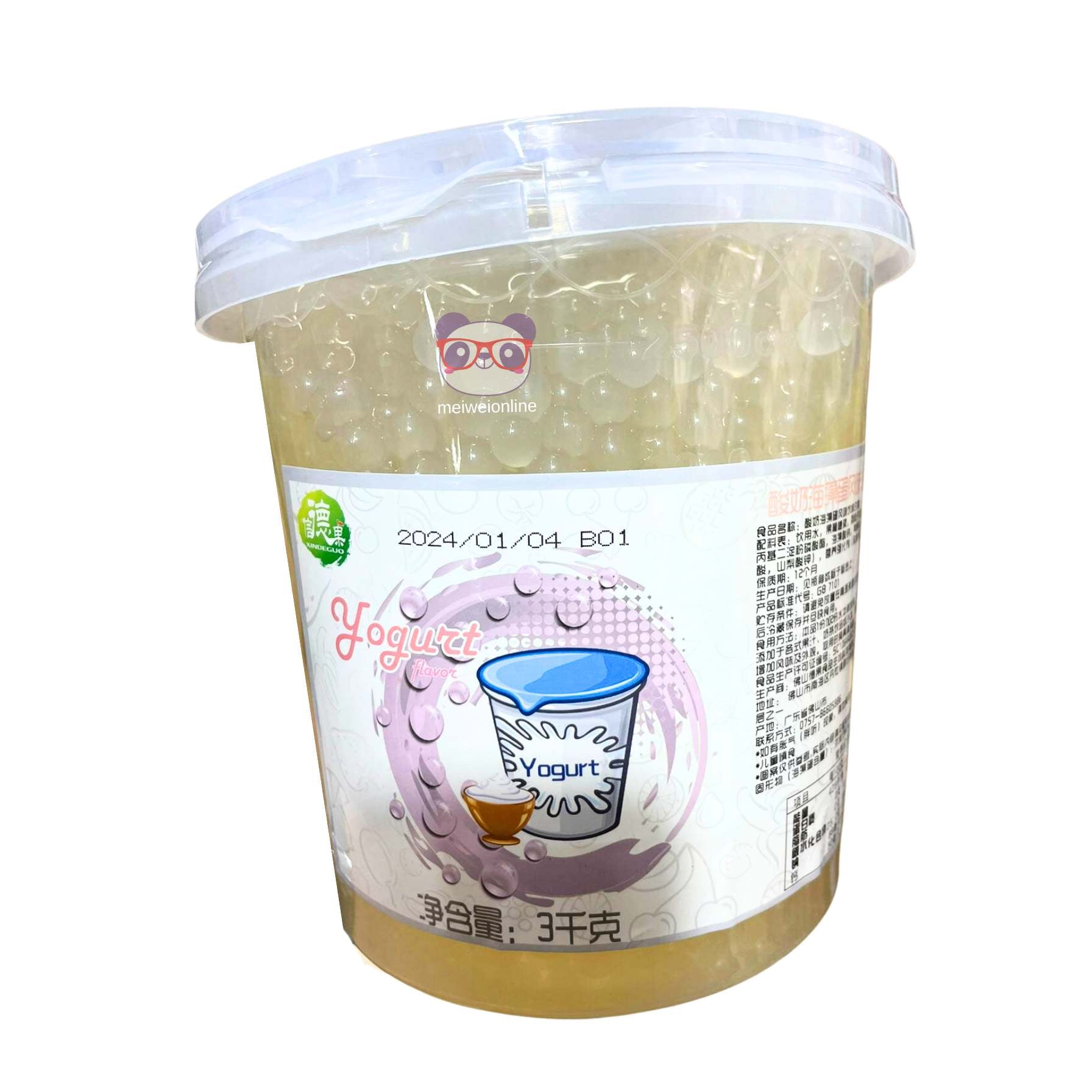 Bolinhas Explosivas (Popping boba) Bubble Kill Sabor Iogurte 3kg