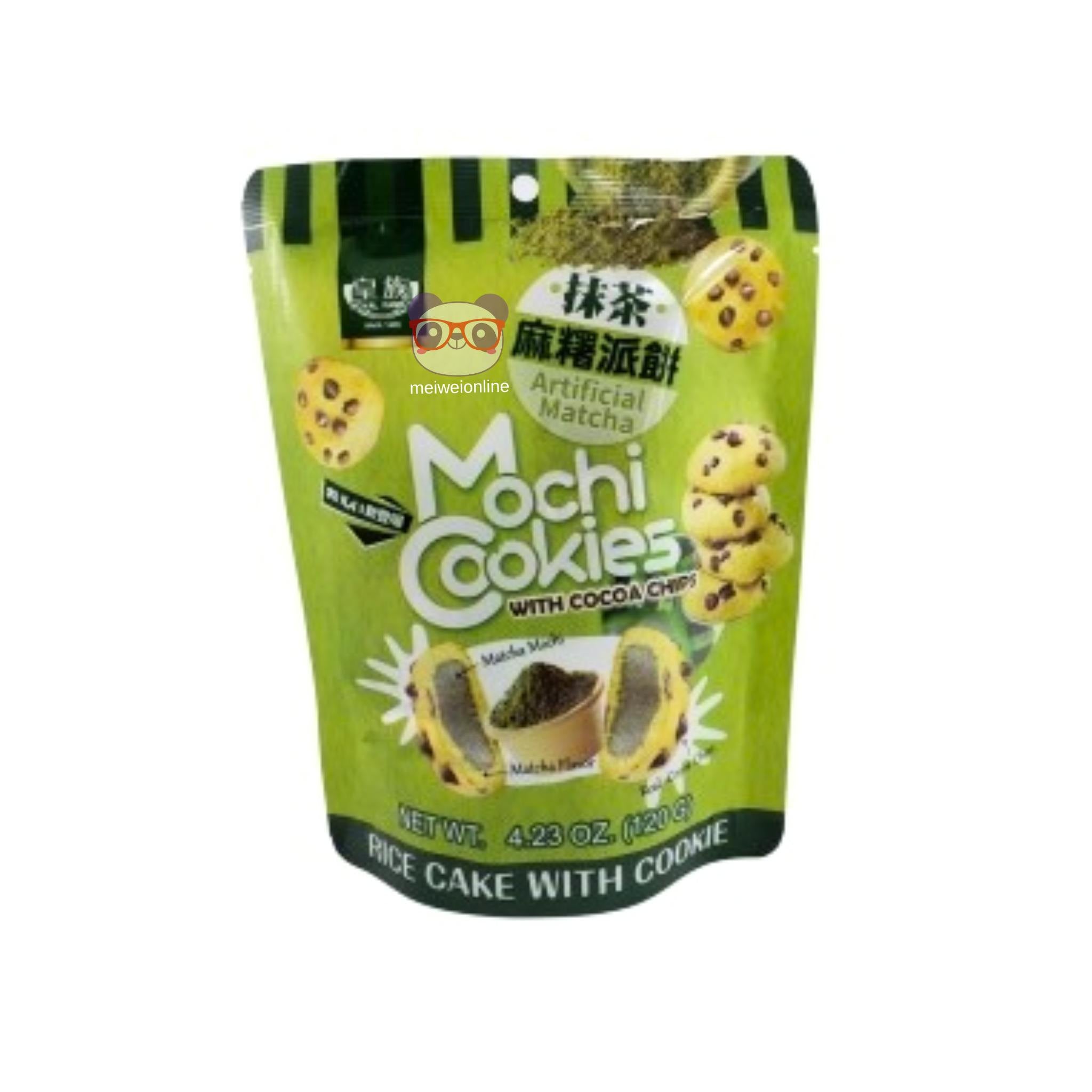 Biscoito Cookies Mochi de Matcha - Royal Family 120g