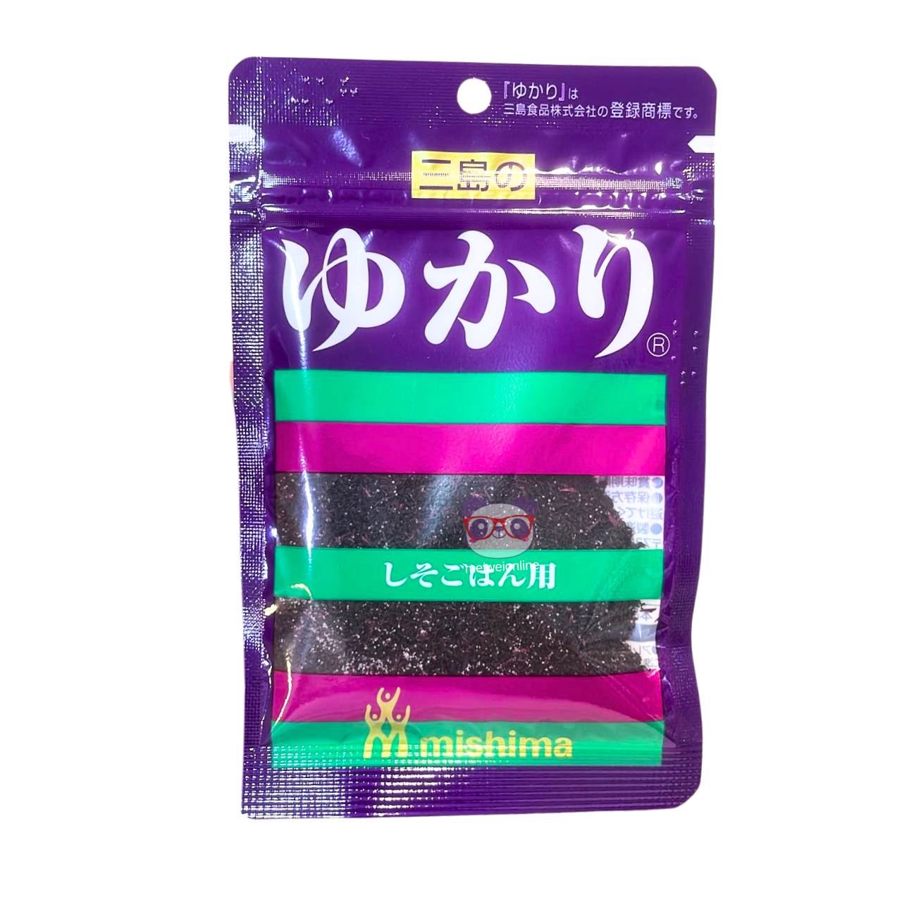 Furikake Yukari tempero p/ arroz folhas de gergelim - Daiso 22g