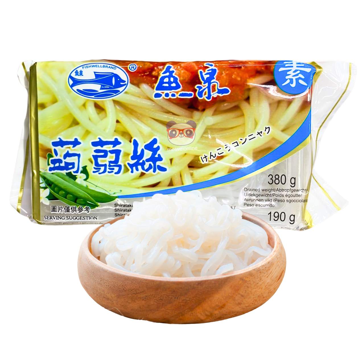 Macarrão de Konjac (Shirataki) - Fish Well 380g