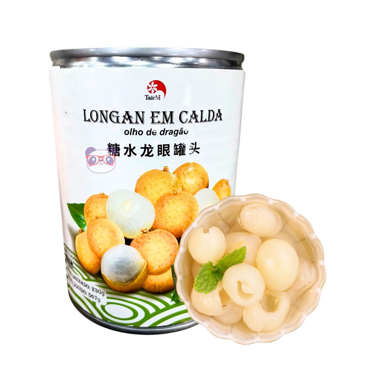 Longan em calda (olho de dragão) - Taichi 567g