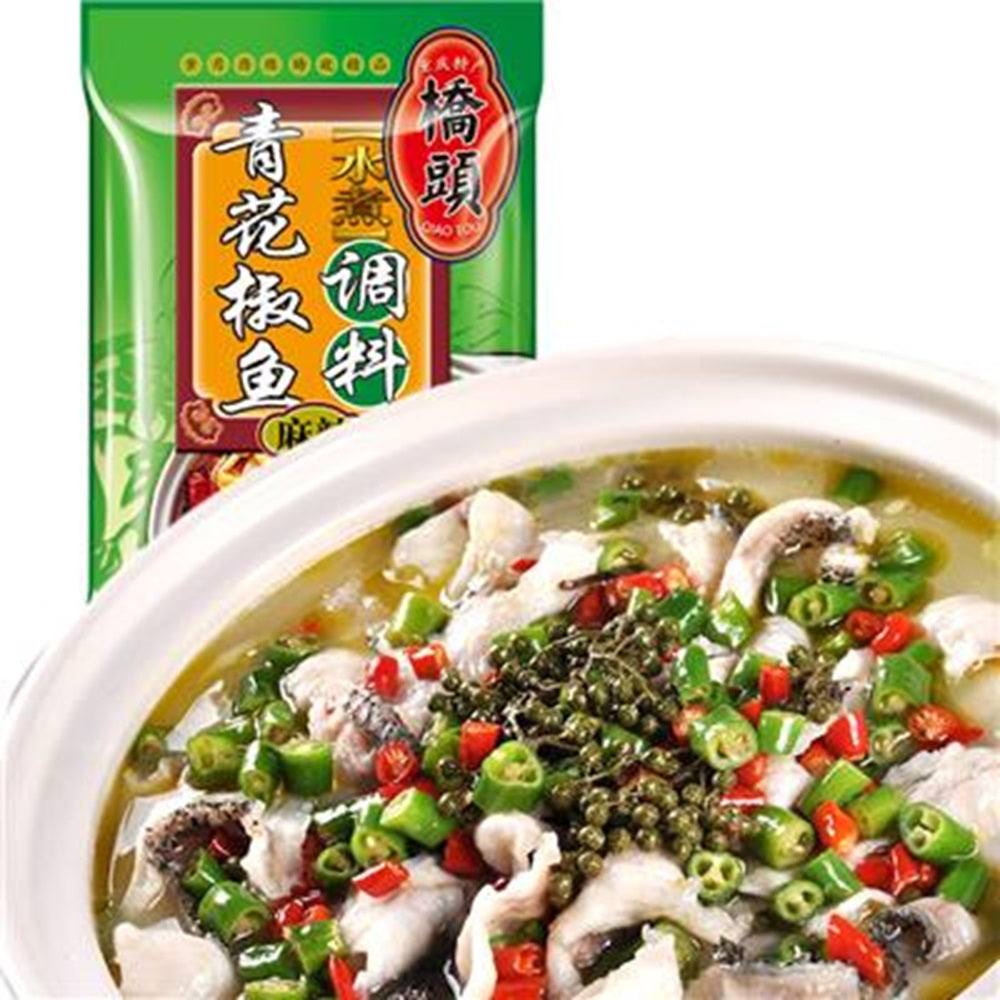 Tempero de peixe c/ pimenta verde picante - QiaoTou 150g