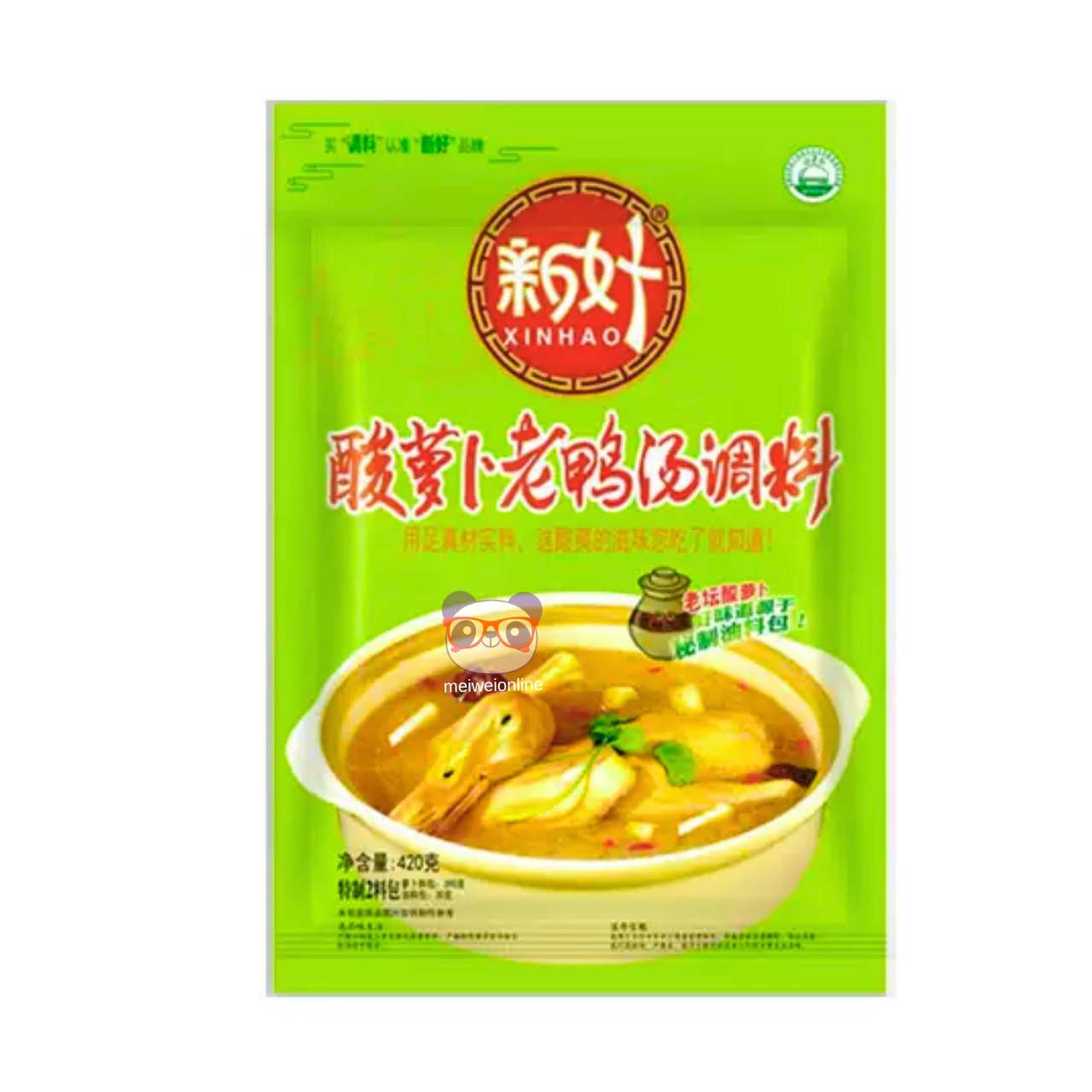 Tempero de sopa de pato c/ rabanete azedo - XinHao 420g